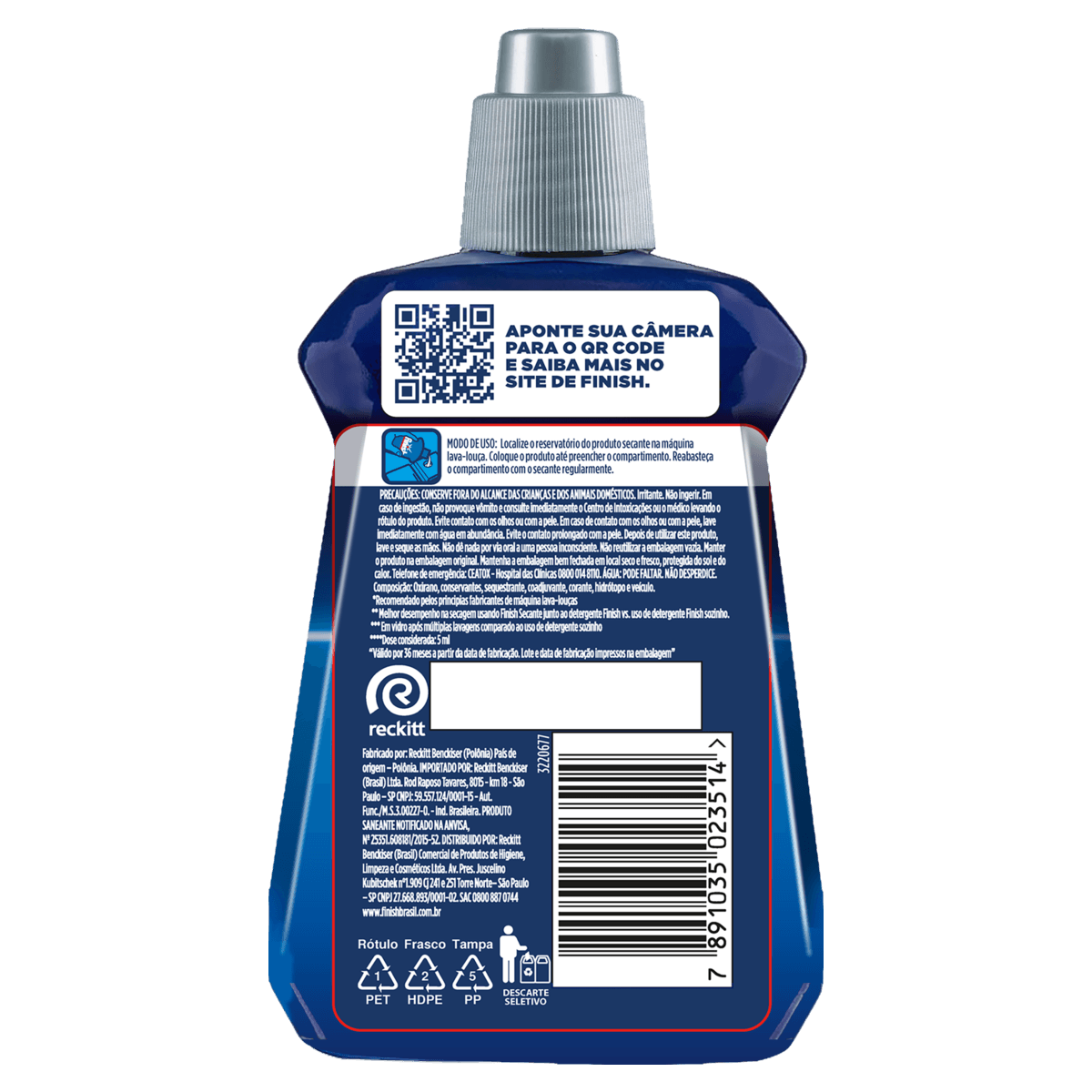 Secante para LavaLoucas Finish Abrilhantador 250ml
