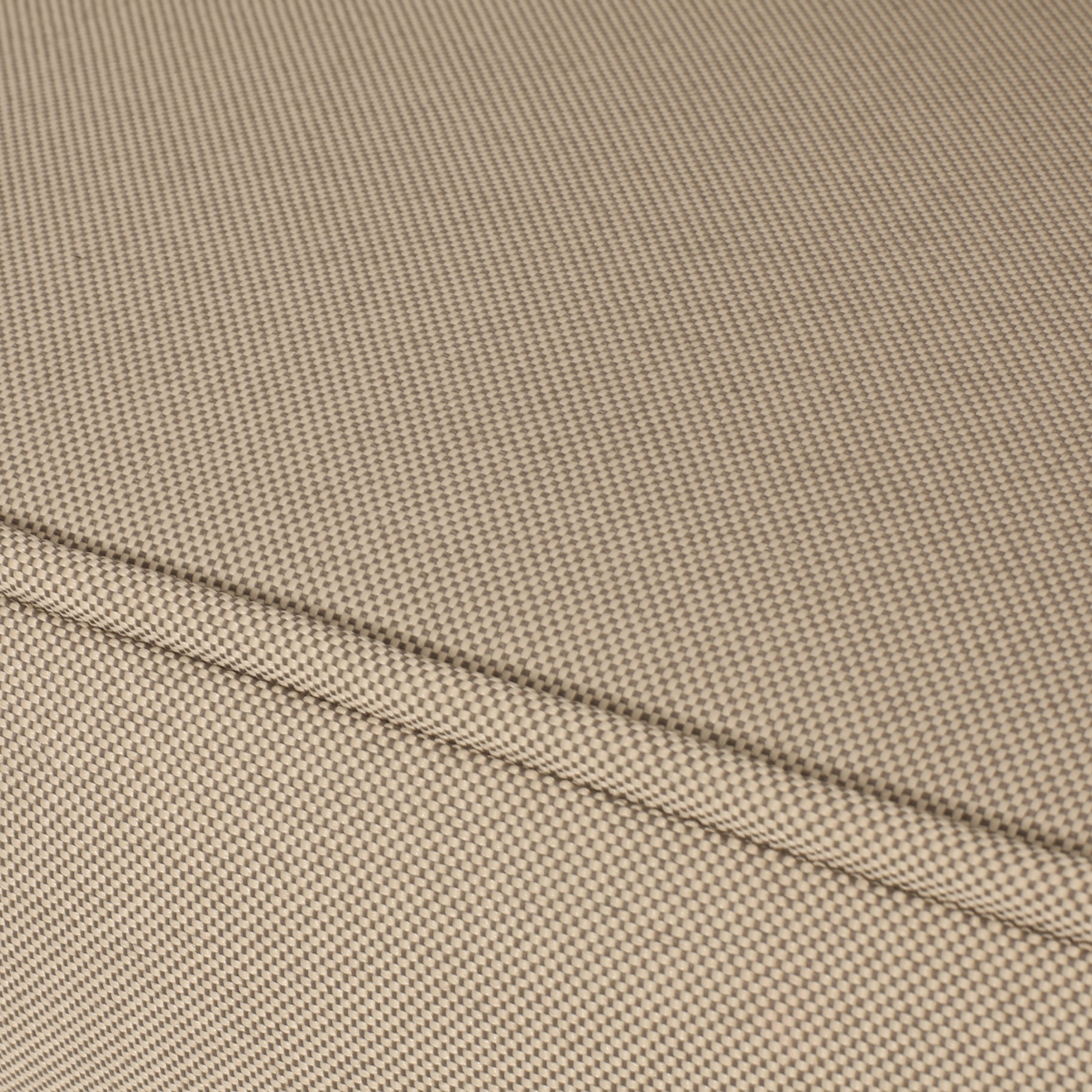 Colmar Outdoor Wicker Club Chairs with Cushions, Set of 2, Light Brown and Beige