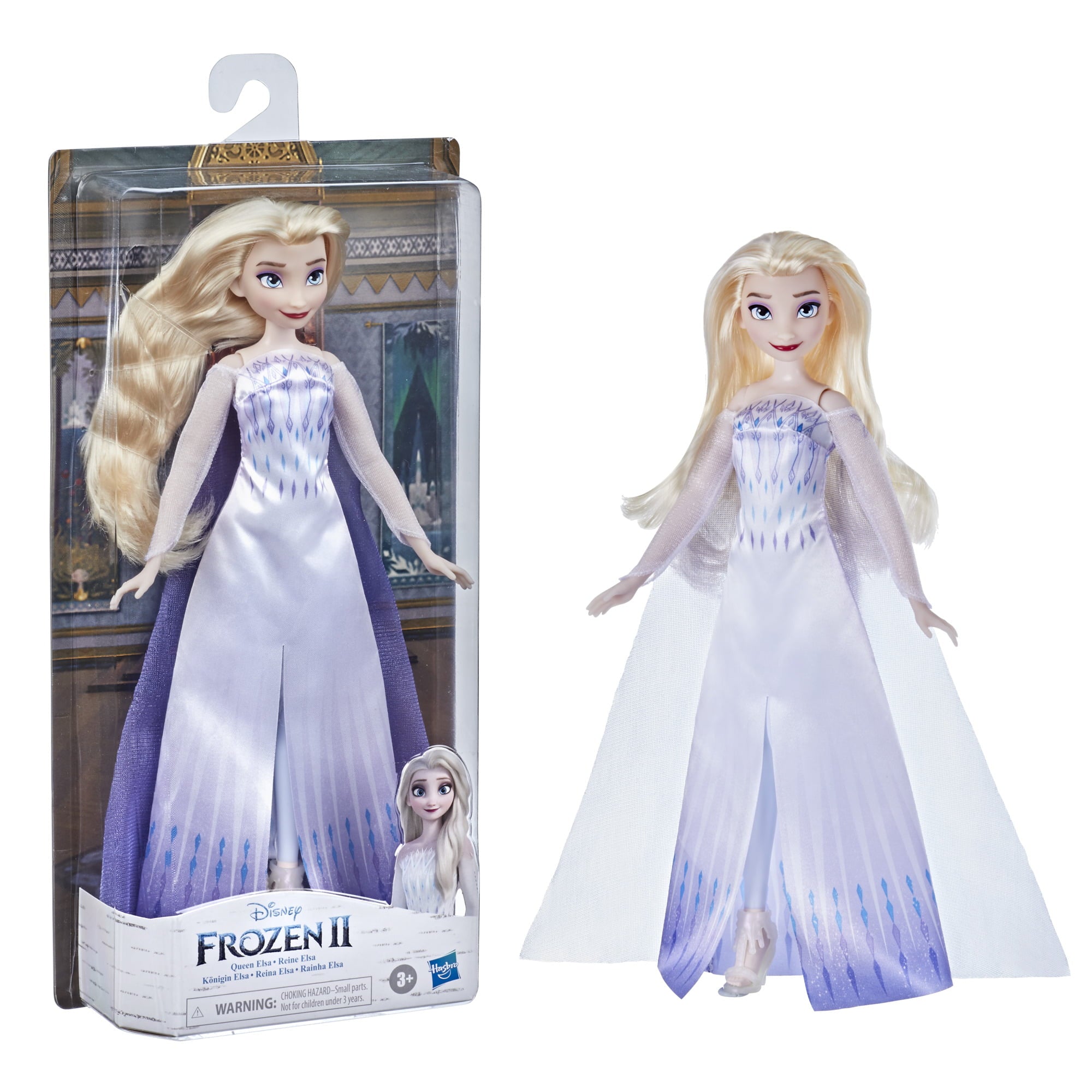 Disney's Frozen 2 Snow Queen Elsa Fashion Doll, Dress, Shoes, Long Blonde Hair