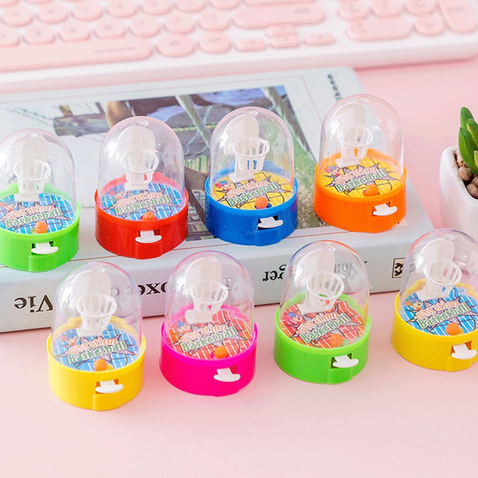 Zatylira Kids Mini Shooting Toys Handheld Palm Toy Mini Finger Basketball Shooting Game Desktop Table Basketball Game Toys Gift