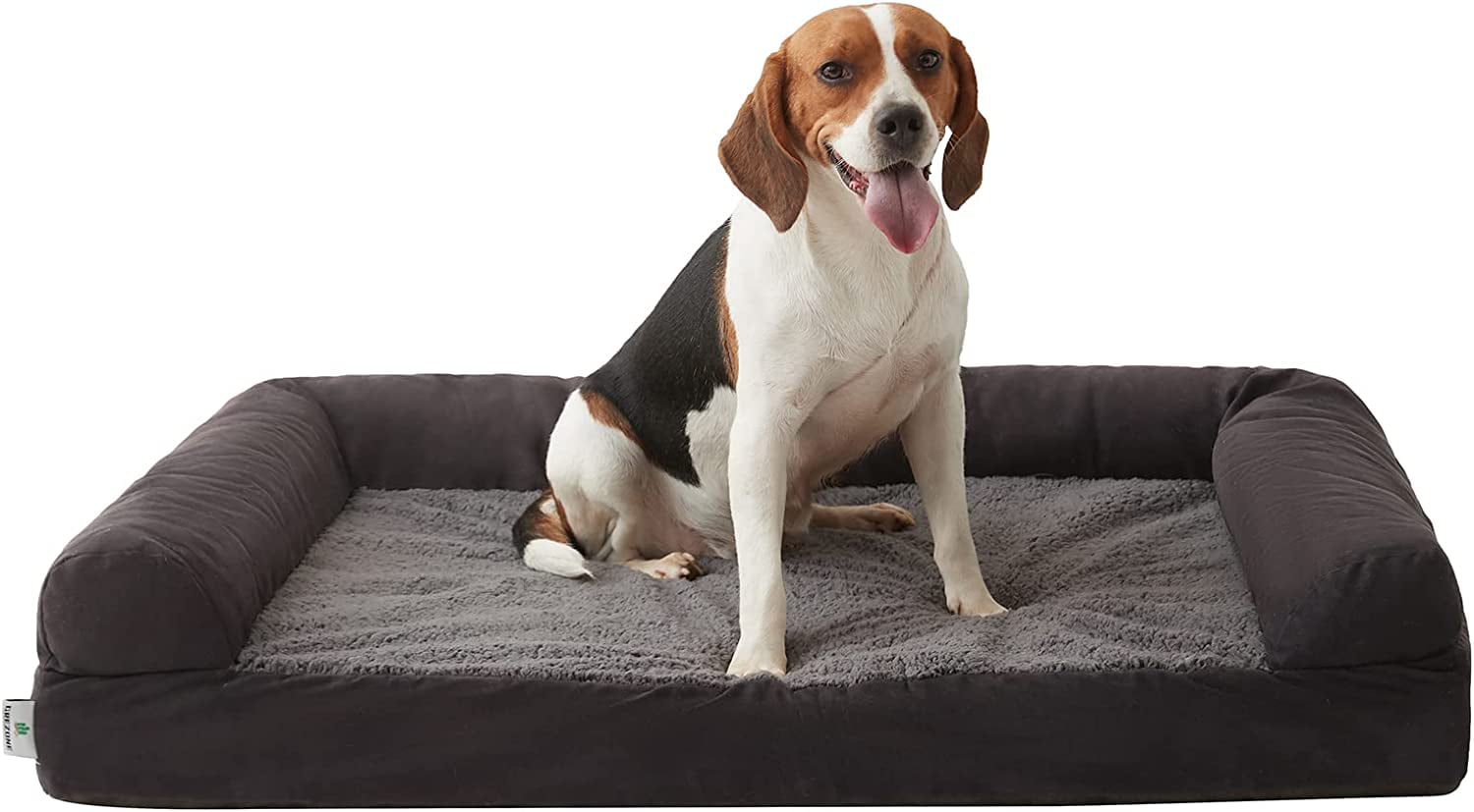 Grezone Orthopedic Dog Beds Furniture for Small/Medium/Large/Extra Large Pet Dog Cat Bed Sofa Puppy Supplies Bed Removable Washable Cover Waterproof Lining Non Skid Bottom Memory Foam Dog Couch Bed
