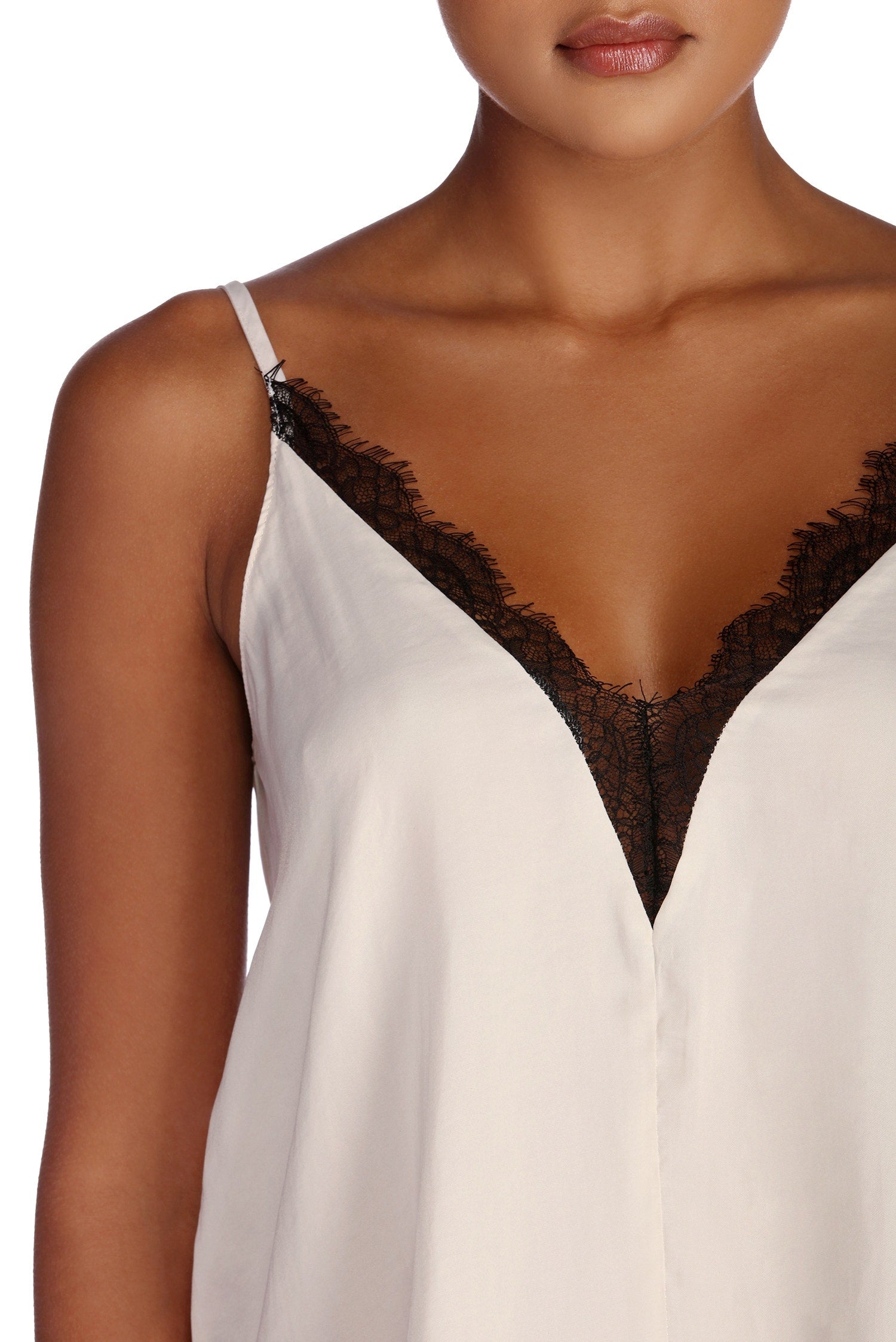 Loving In Lace Satin Cami