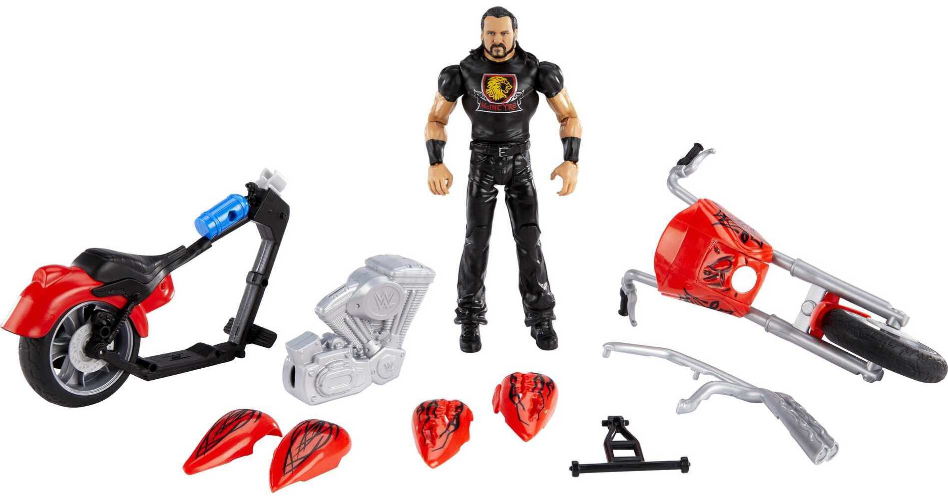 WWE Wrekkin Slam Cycle Vehicle With Drew Mcintyre Basic Action Figure