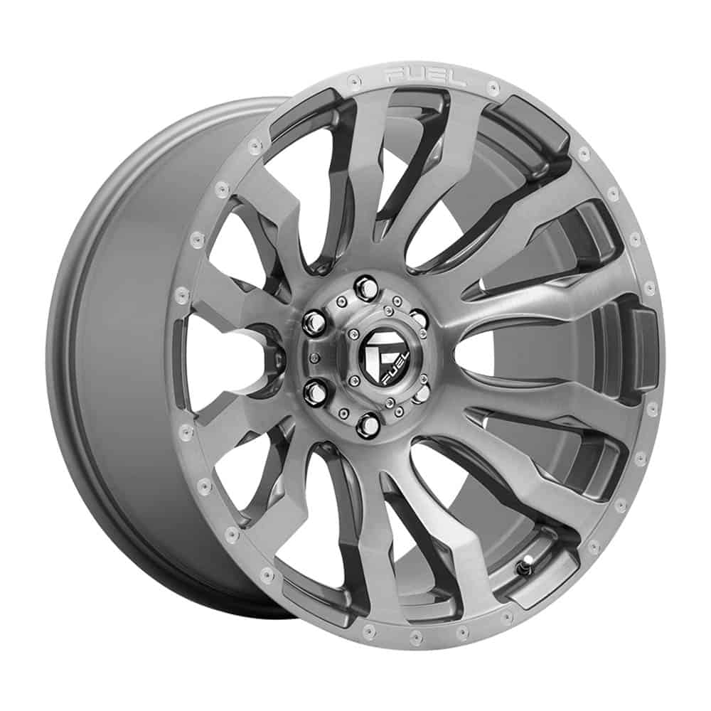 Fuel 1PC D693 BLITZ PLATINUM D693 20X10 6X135 BRSH-GNMTL-TTC -18MM