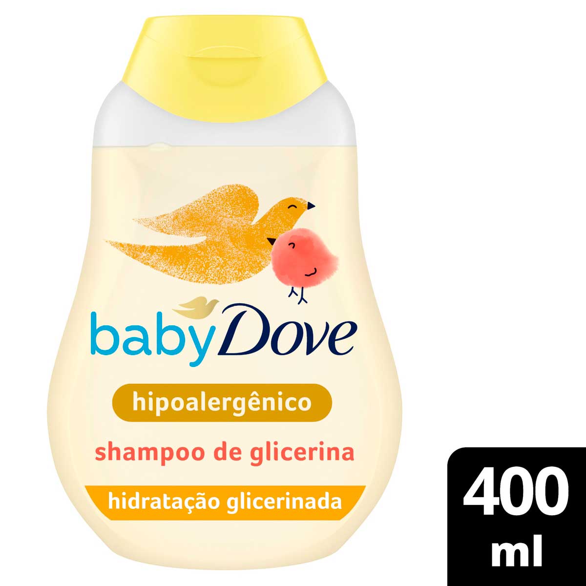 Shampoo de Glicerina Baby Dove Hidratacao Glicerinada 400ml