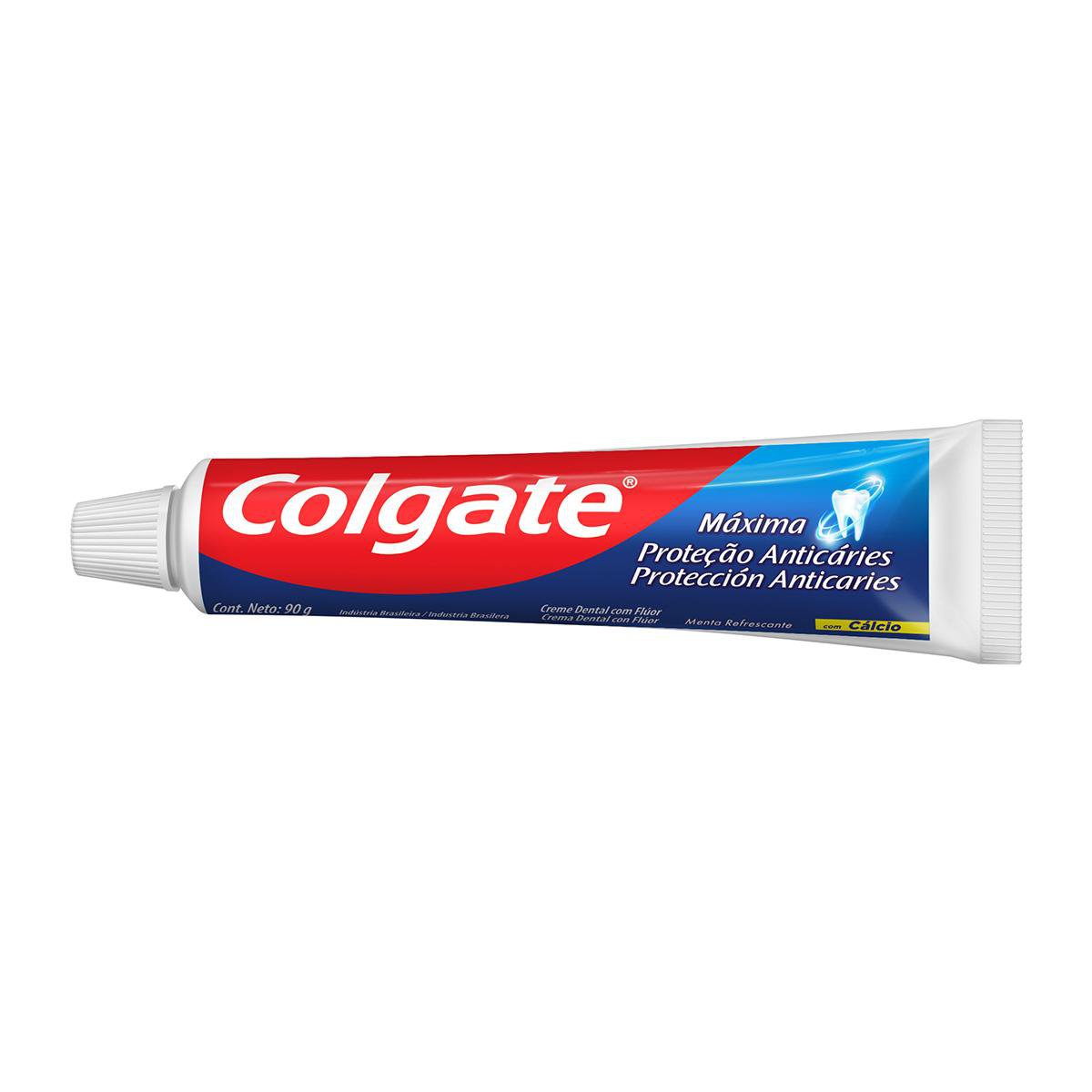 Creme Dental Colgate Maxima Protecao Anticaries Menta Refrescante 90g