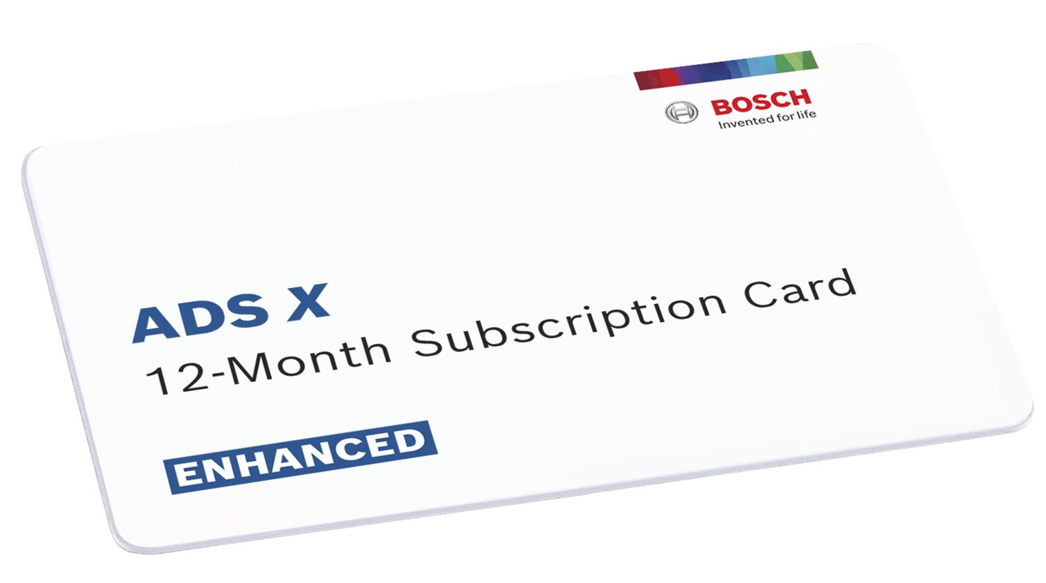 Bosch Performance 3945-SUB-ENH Bosch ADS X 12 Month Enhanced Plan Subscriptions