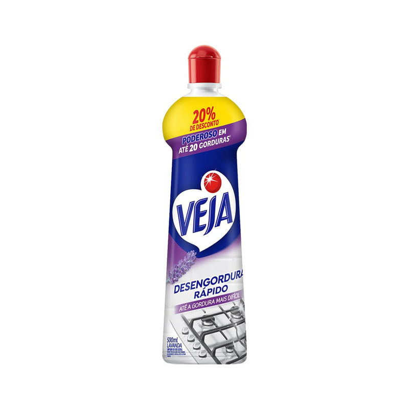 Veja Desengordura Rapido Limpador Lavanda Squeeze 500ml