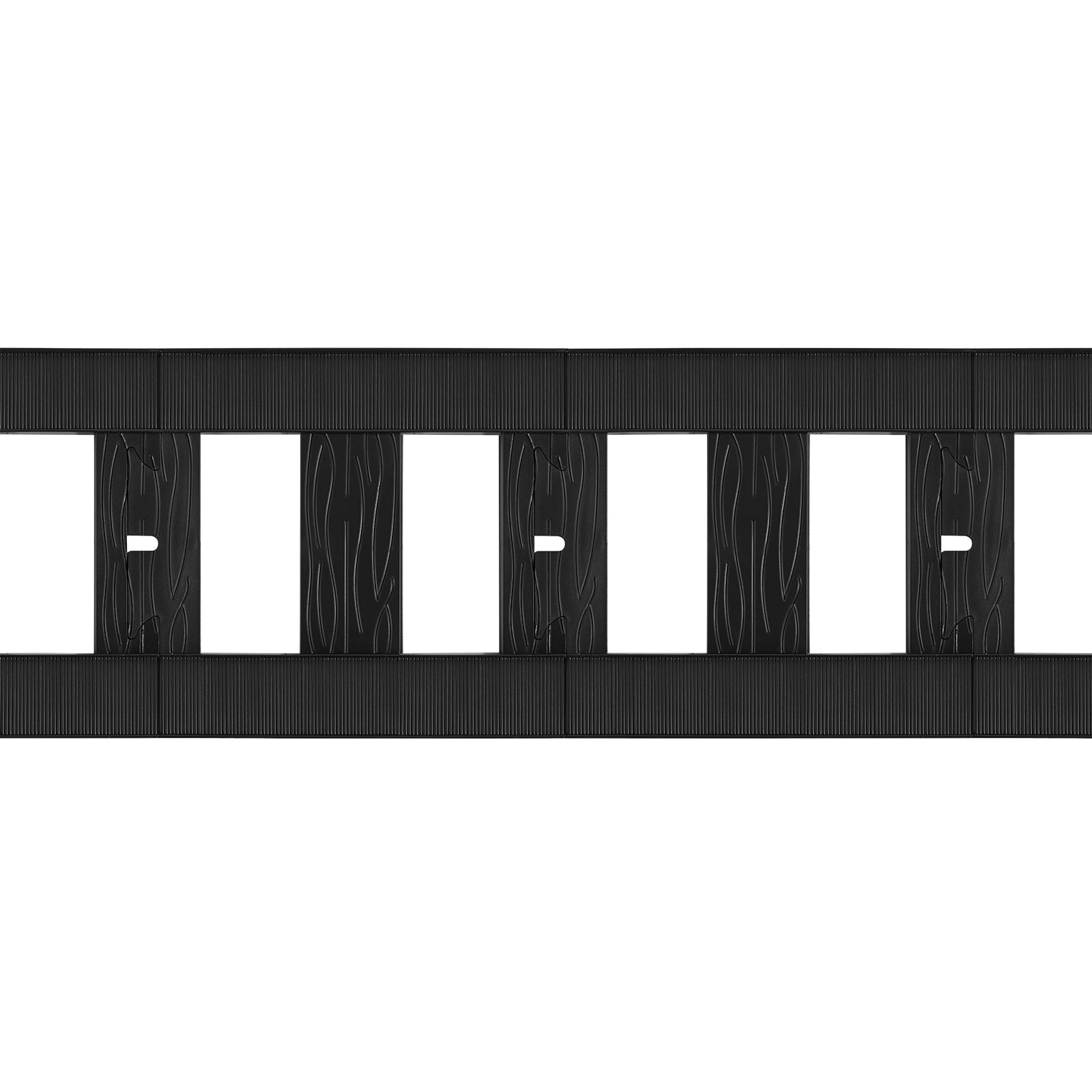 JOYLDIAS 16pcs Black Straight Tracks for Electric Ride on Train