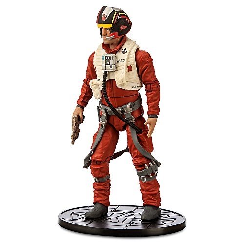 disney star wars 6'' elite series die-cast figure poe dameron (episode vii: a force awakens)
