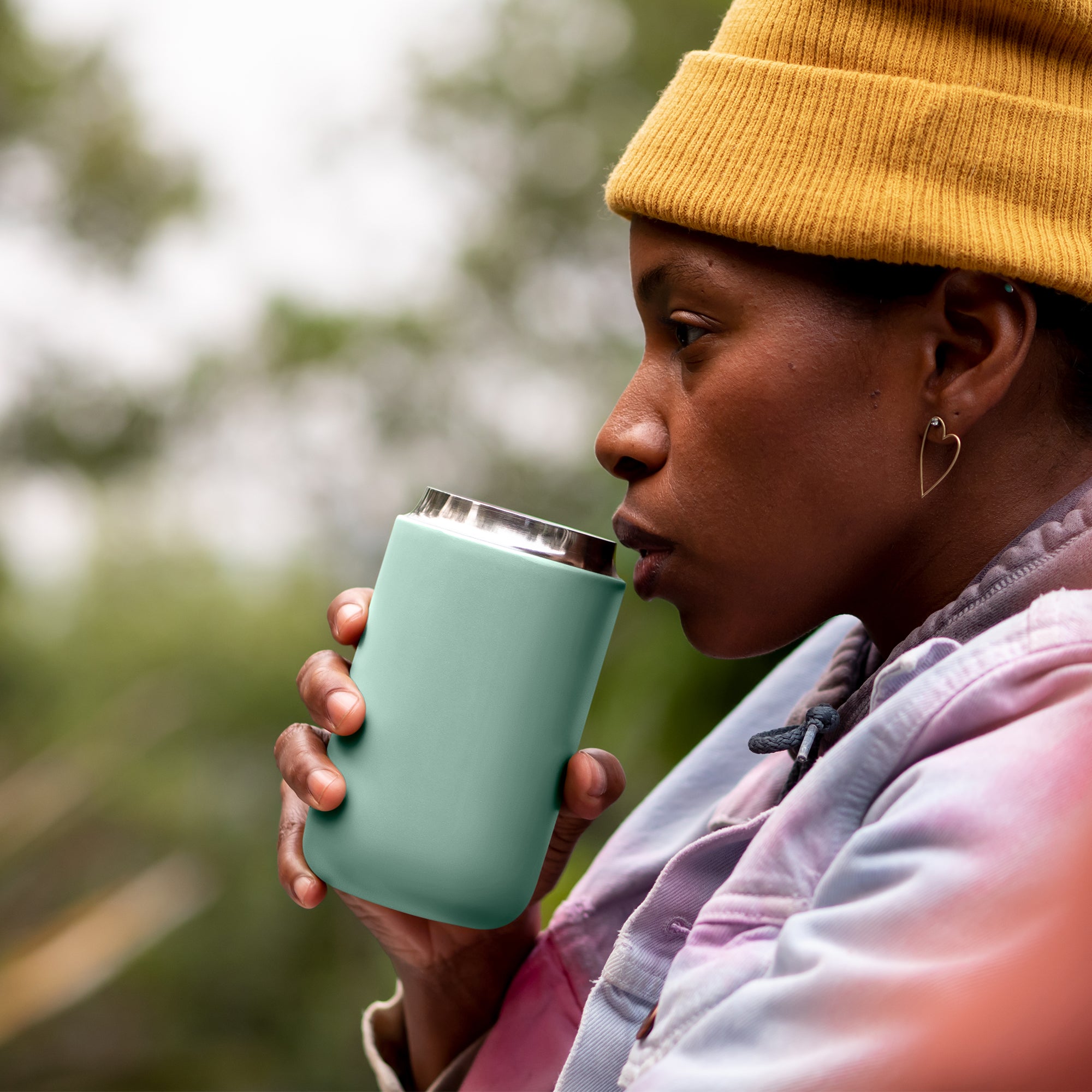 Ceramic Wide Rim Mug 12 Ounce Ergonomic Handle