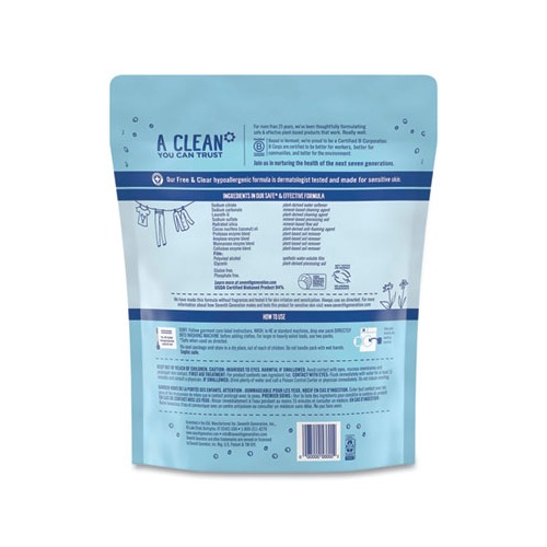 Seventh Generation Natural Laundry Detergent Packs  SEV22977