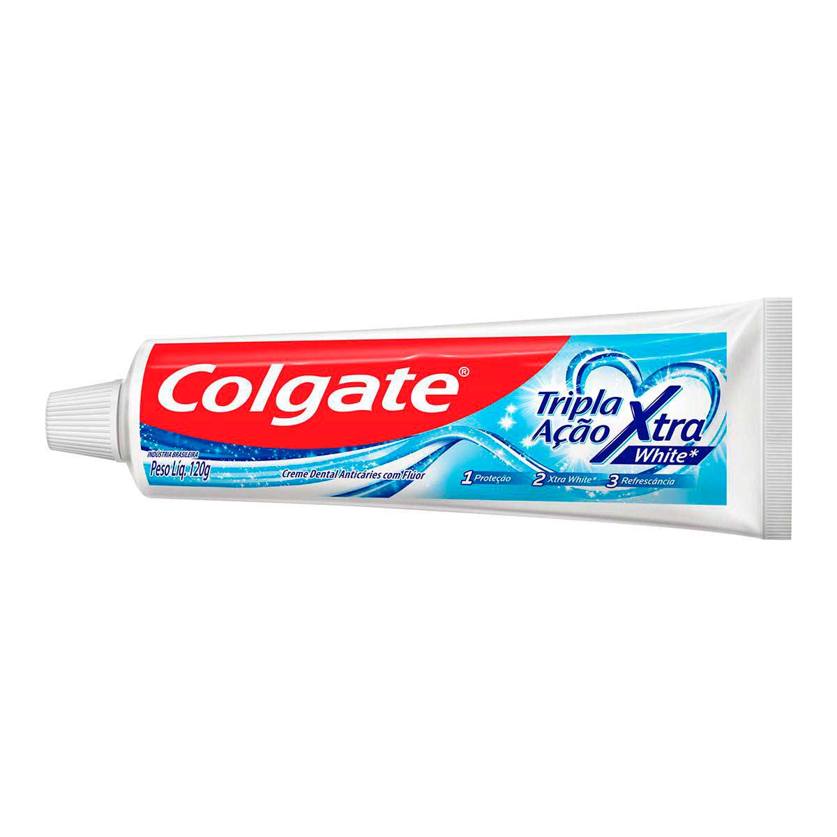 Creme Dental Colgate Tripla Acao Xtra White 120 g