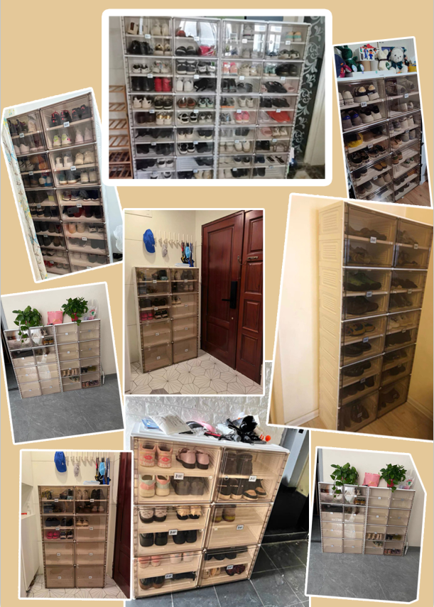 ✨ Portable shoe rack organizer, no installation required