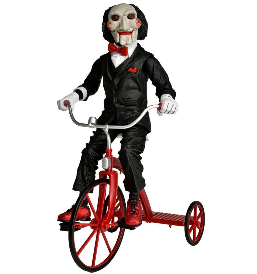 SAW BILLY PUPPET W/ TRICYCLE 1
