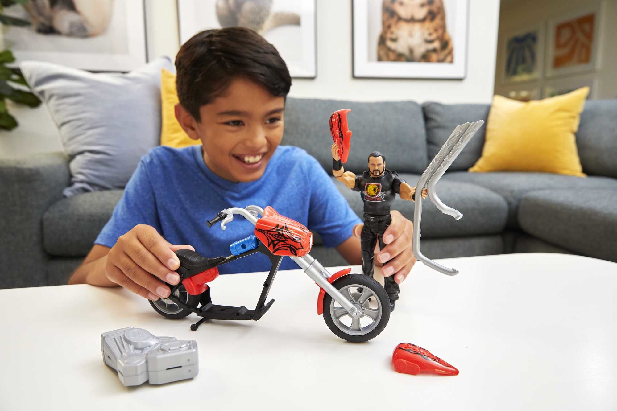 WWE Wrekkin Slam Cycle Vehicle With Drew Mcintyre Basic Action Figure