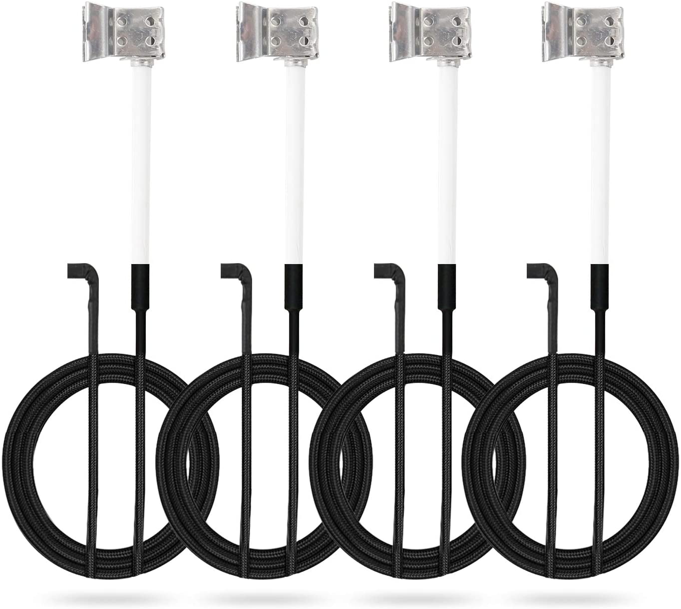 Grill Ignitor Wire Kit & Ignition Electrode Replacement Parts for Nexgrill 720-0925, 720-0925P 4 Burner Grills