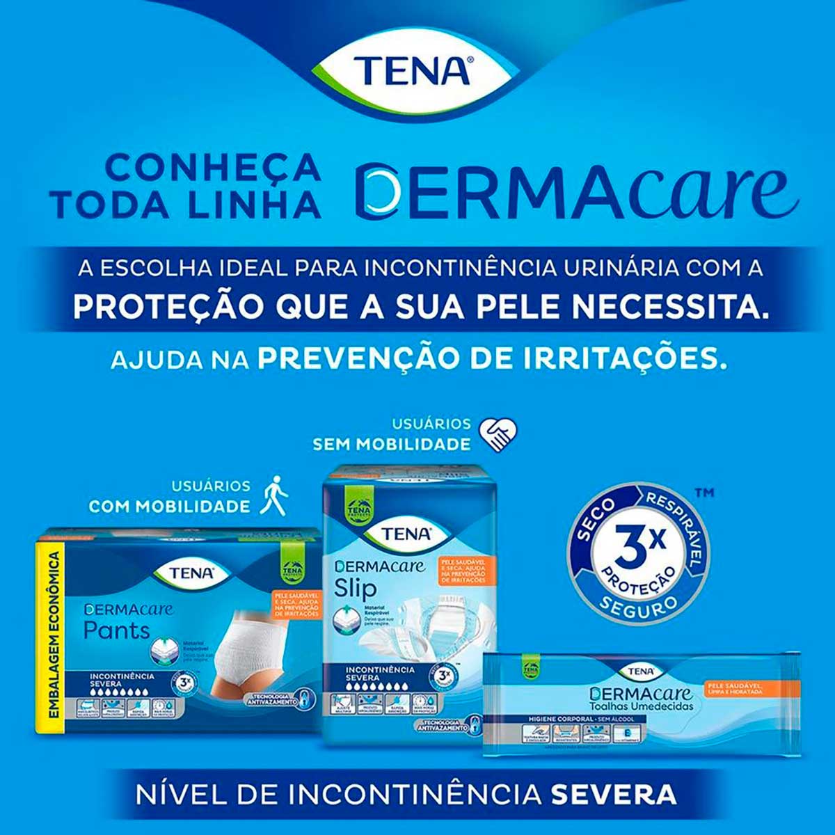 Fralda Geriatrica M Tena Slip Dermacare 8 Unidades