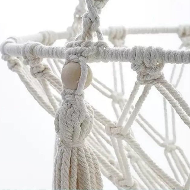 Boho Cat Hammock | Hanging Macrame Bed – Cozy Indoor Swing Rest
