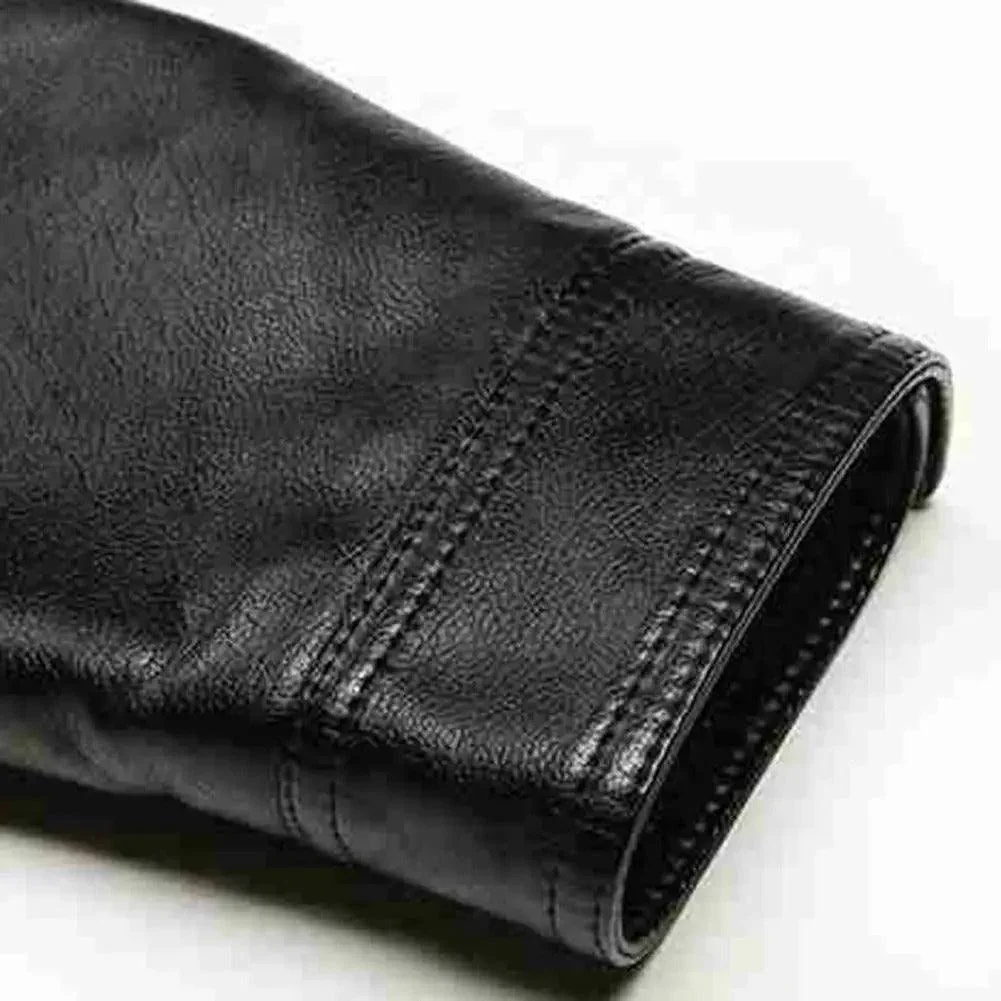 Jaqueta em Couro Manhattan™  Estilo Rider / Estilo e Conforto para os Dias Frios!