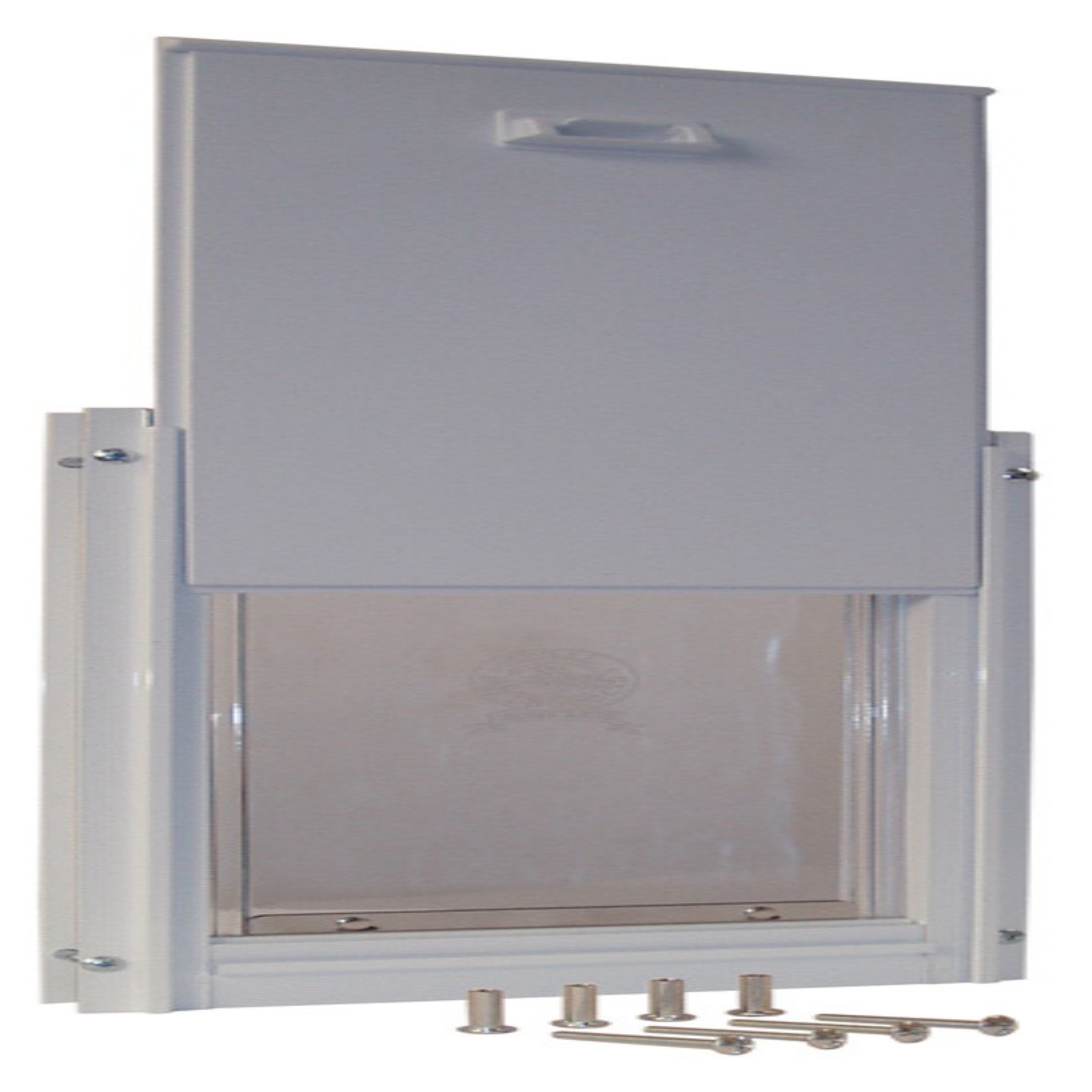 Ideal Pet 15 In. x 20 In. Super Large Aluminum White Pet Door