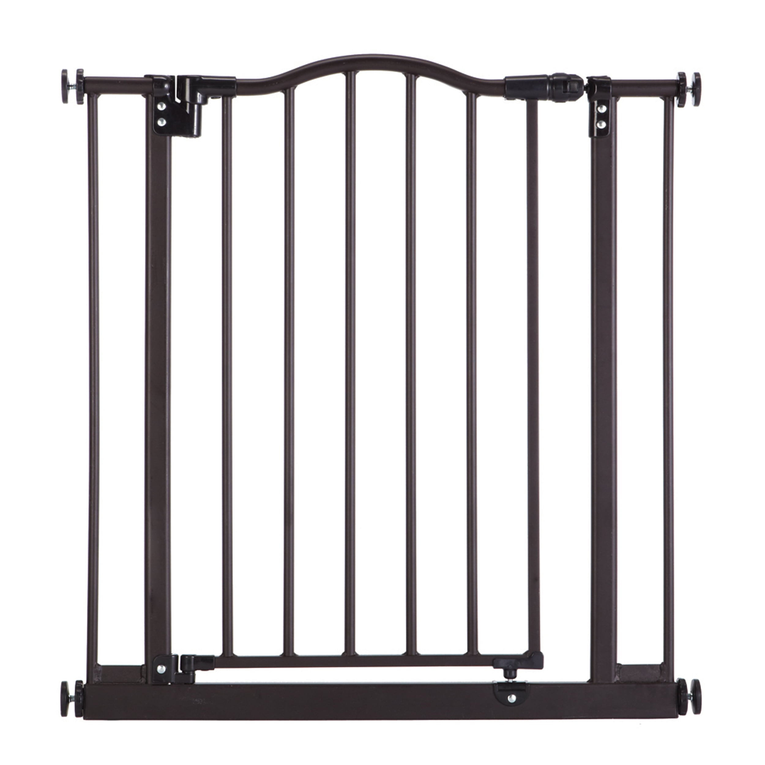 North States MyPet Wide Windsor Arch Pressure Mount Dog Gate， 28.25