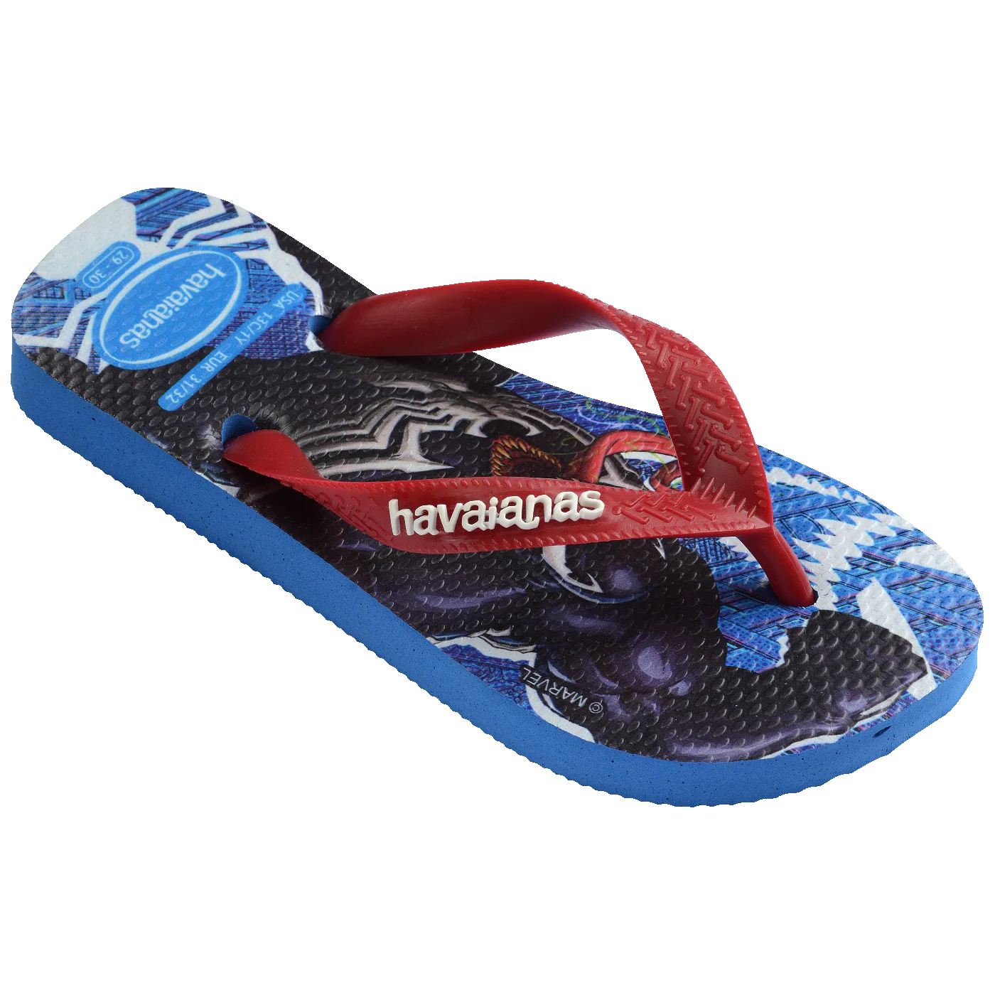 Chinelo Havaianas Infantil Top Marvel II Homem Aranha