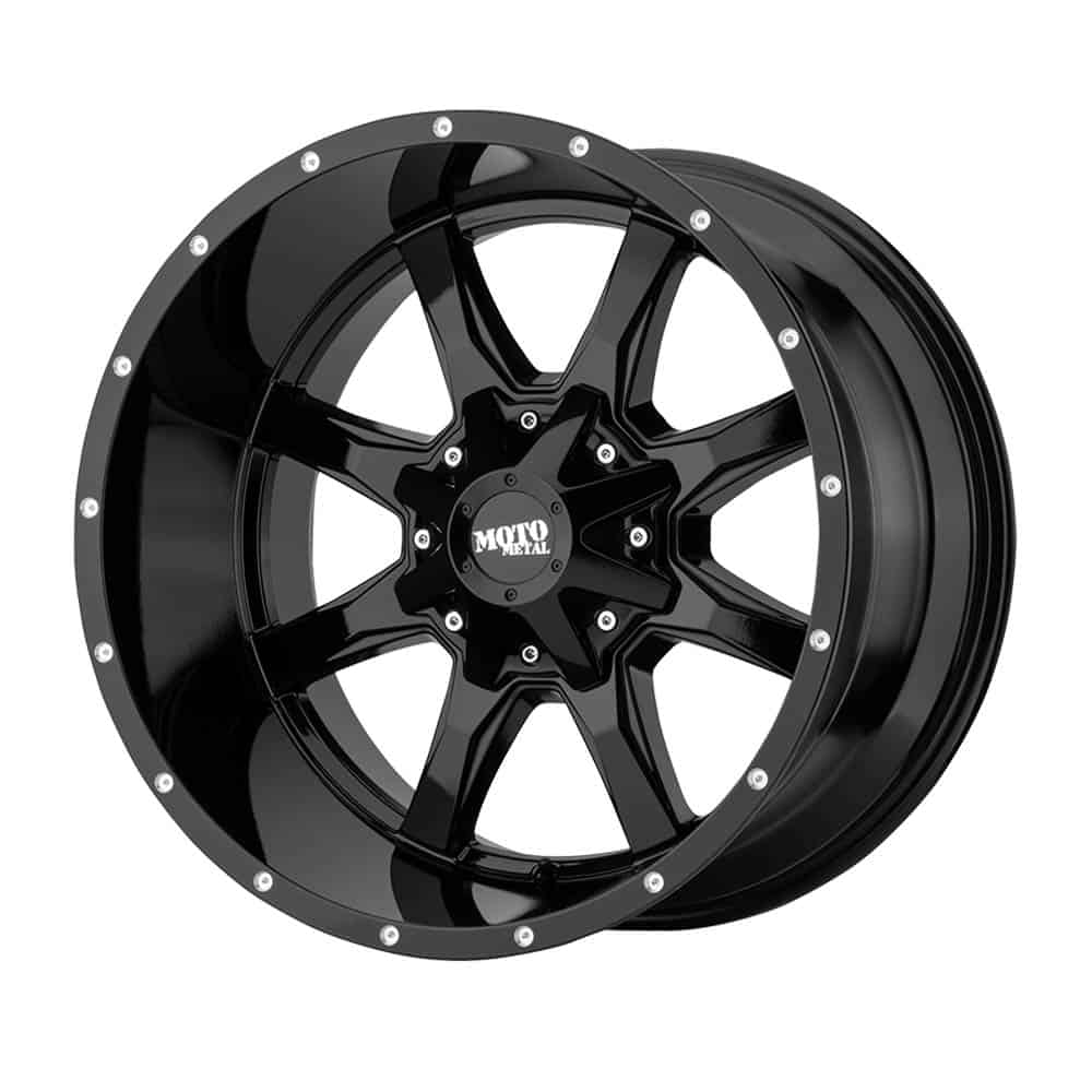 Moto Metal MO970 MO970 24X14 8X6.5 G-BLK MILL LP -76MM