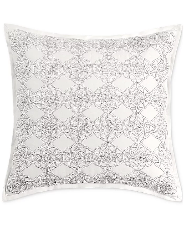Hotel Collection Deco Appliquandeacute Decorative Pillow， 18