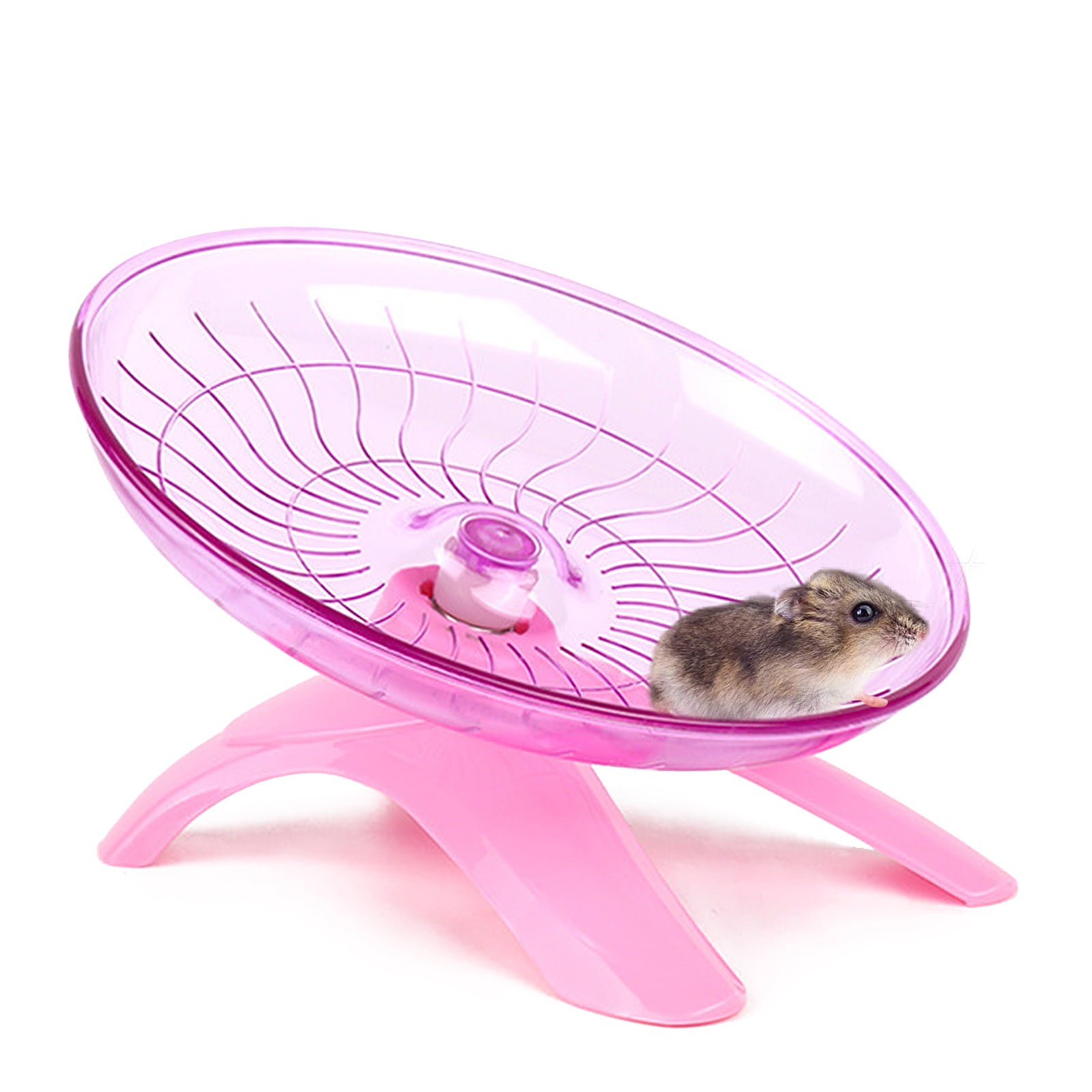 ASENKU Hamster Wheel，Super Silent Hamster Flying Saucer，Exercise Wheel and Running Wheel for Dwarf Hamster，Gerbil Rat and Small Animals