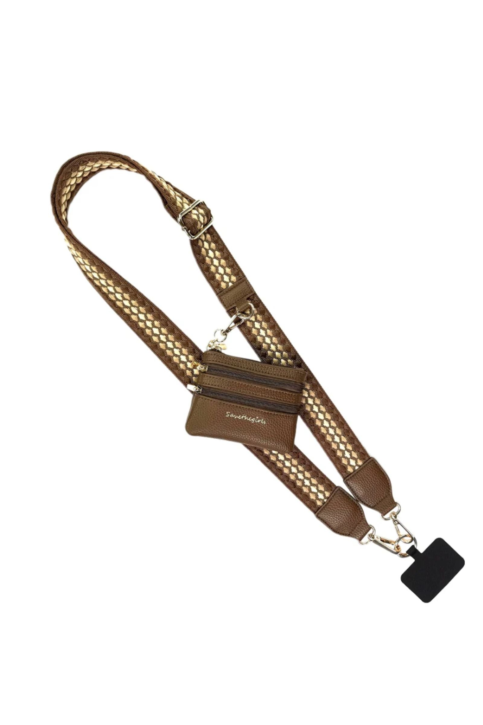 PRE-ORDER Clip & Go Strap w/Zippered Pouch Fun Dots shipping apx 4/30