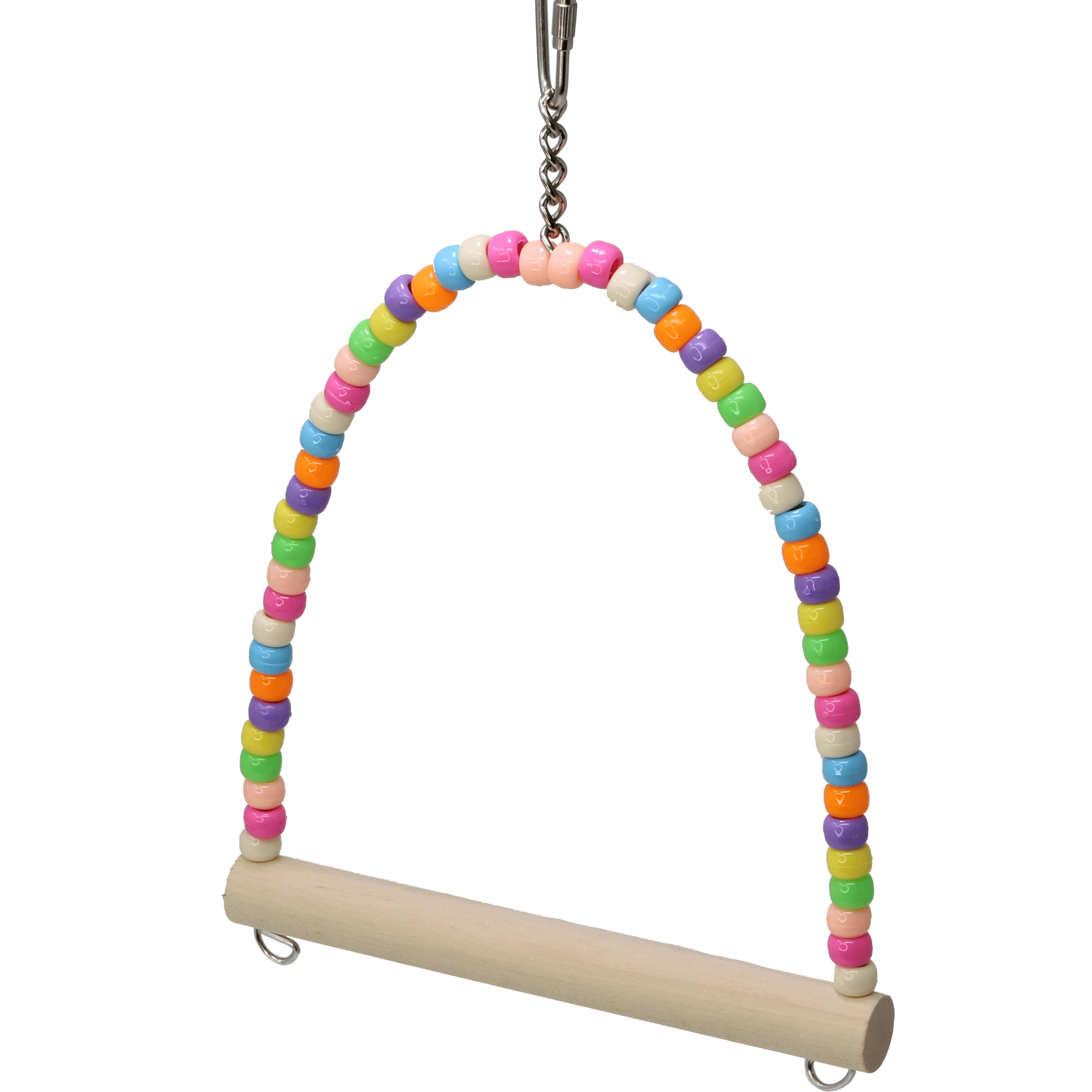 Bonka Bird Toys 1324  Plastic and Wood Swing Bird Toy.