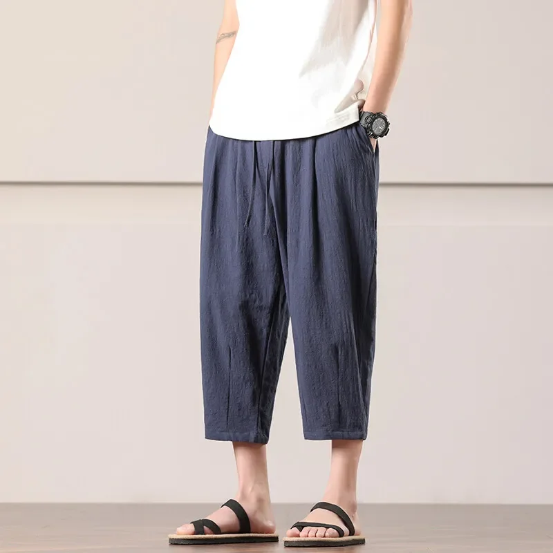 Calça Torino™ em Linho de Algodão Leve / O Toque Sofisticado da Moda Europeia que Inspira o Verão Brasileiro!