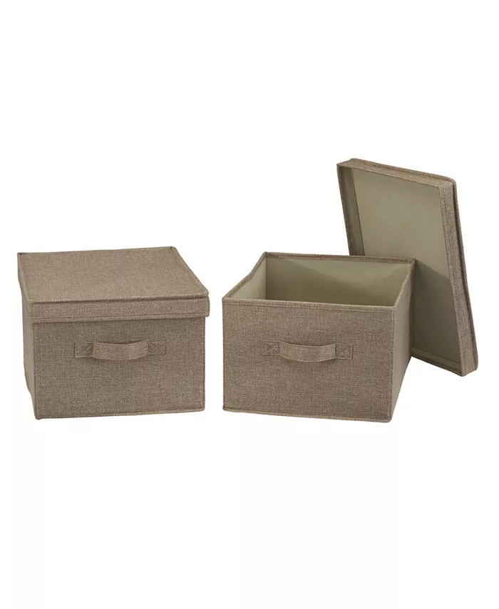 Household Essentials Large Fabric Storage Bins， Set of 2