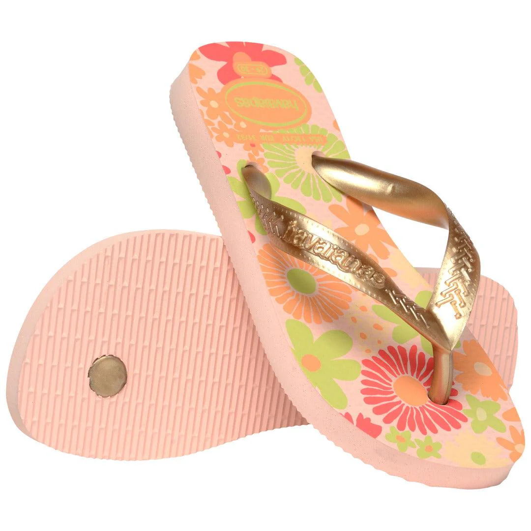 Chinelo Havaianas Infantil Flores