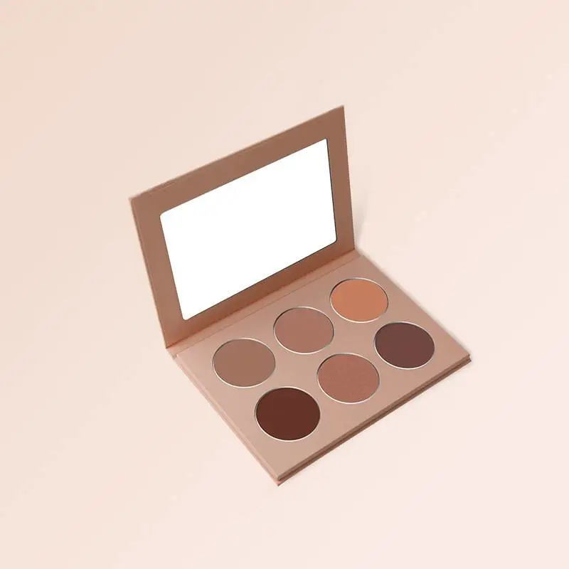 Private Label 6 Color Contour Palette Blush Highlighting Bronzer Powder Palette