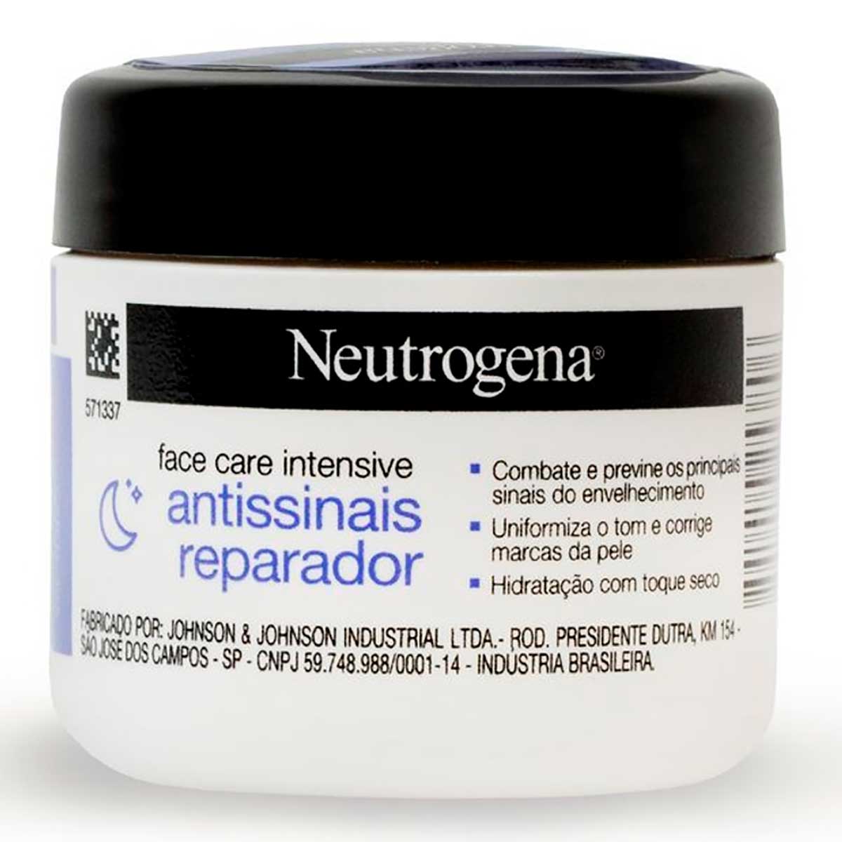 Hidratante Facial Antissinais Reparador Neutrogena Face Care Intensive 100g