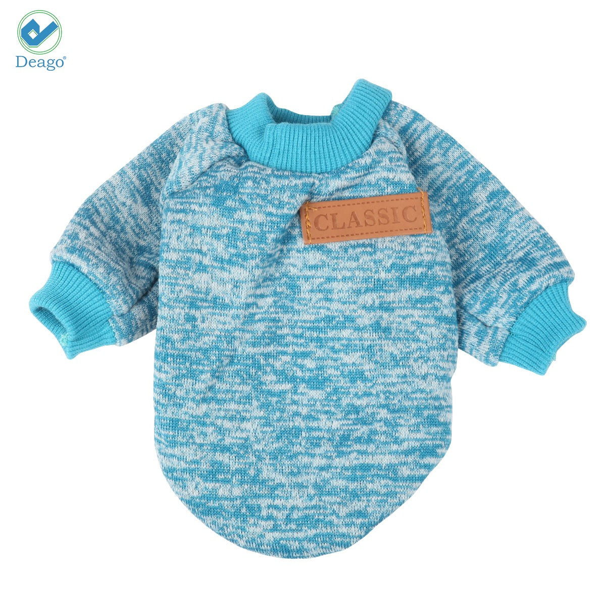 Deago Pet Dog Clothes Knitwear Dog Sweater Fleece Coat Soft Thickening Warm Pup Dogs Shirt Winter Puppy Sweater for Dogs