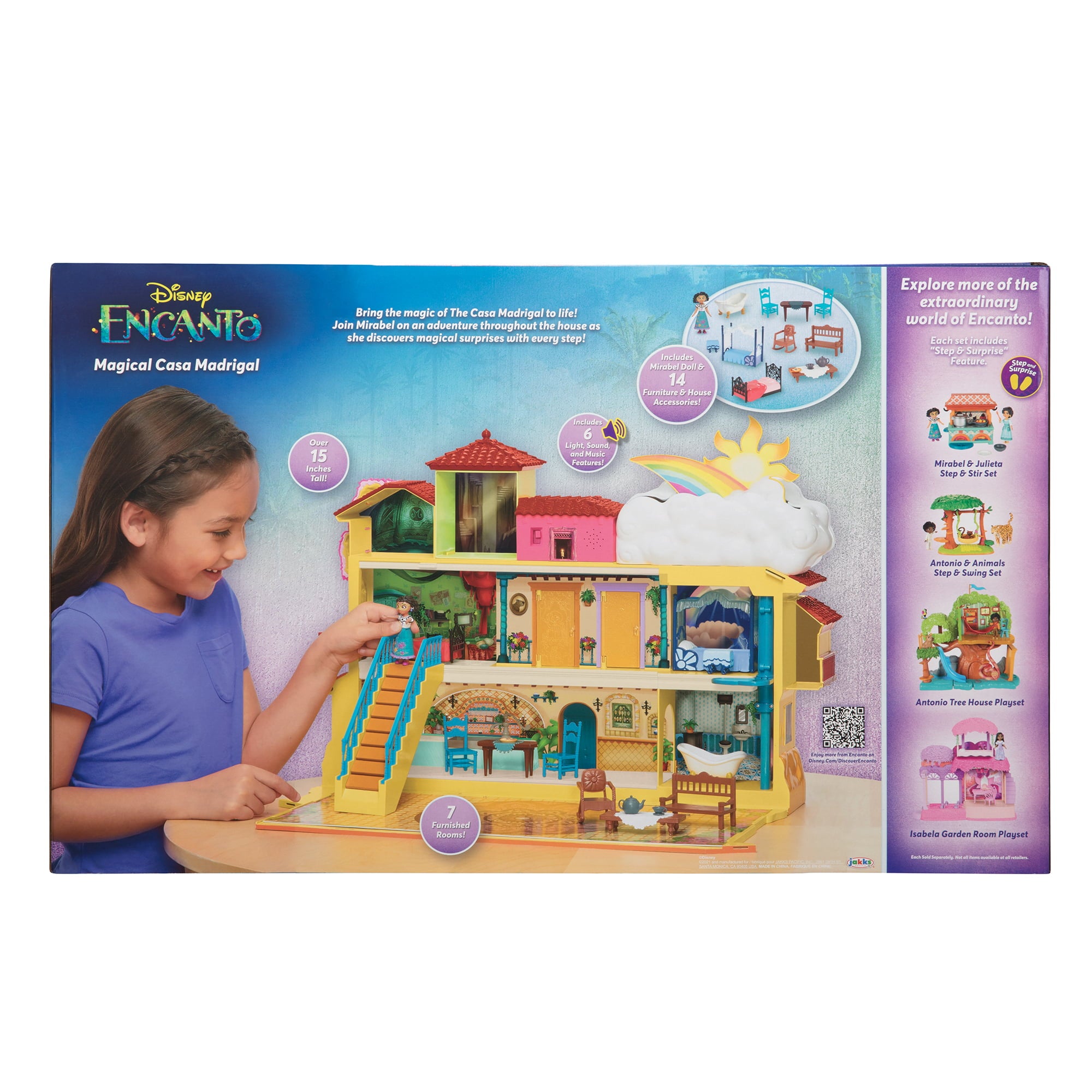 Disney Encanto Magical Casa Madrigal Interactive Small Dollhouse Playset