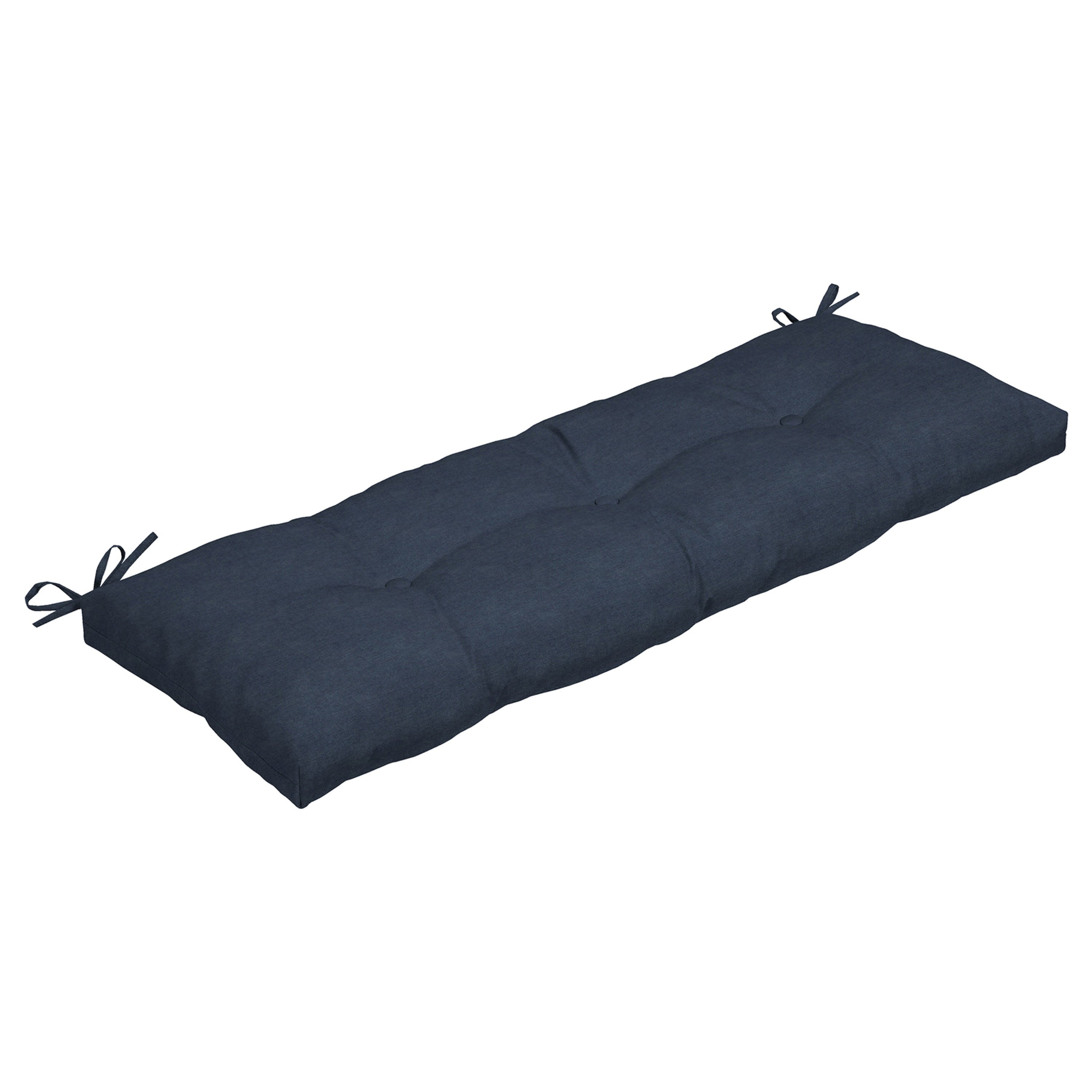 Arden Selections Oceantex Outdoor Bench Cushion 48 x 18， Ocean Blue