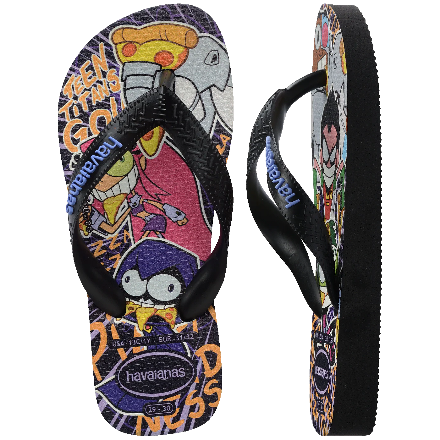 Chinelo Havaianas Infantil Warner Jovens Titãs