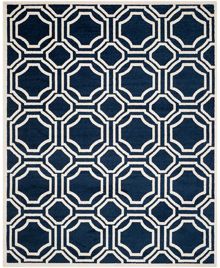 Safavieh Amherst 411 Navy and Ivory Area Rug Collection