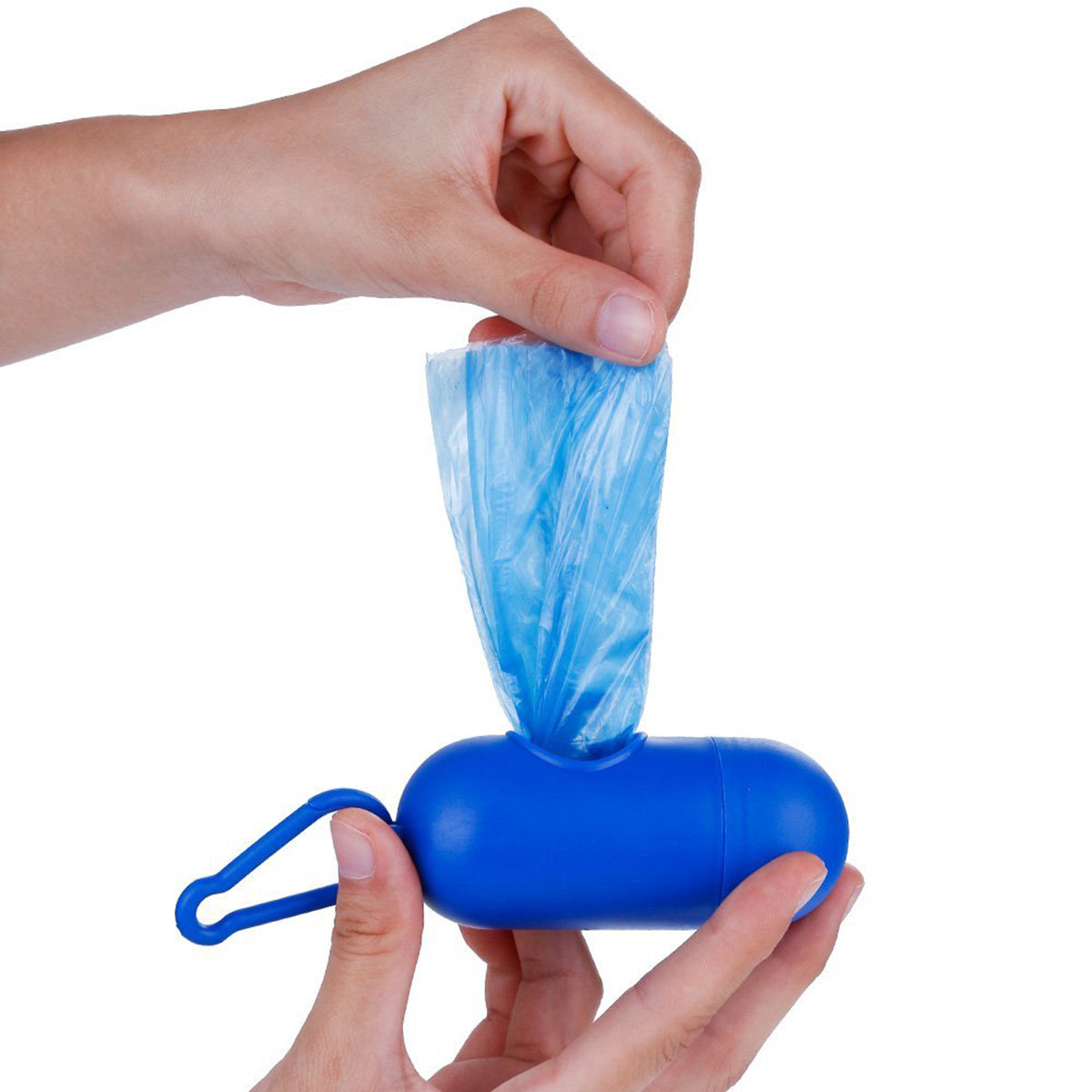 Dog Waste Poop Bags Dispenser with 10-Roll Bags for Pets Outdoor Supplies (Random Color)