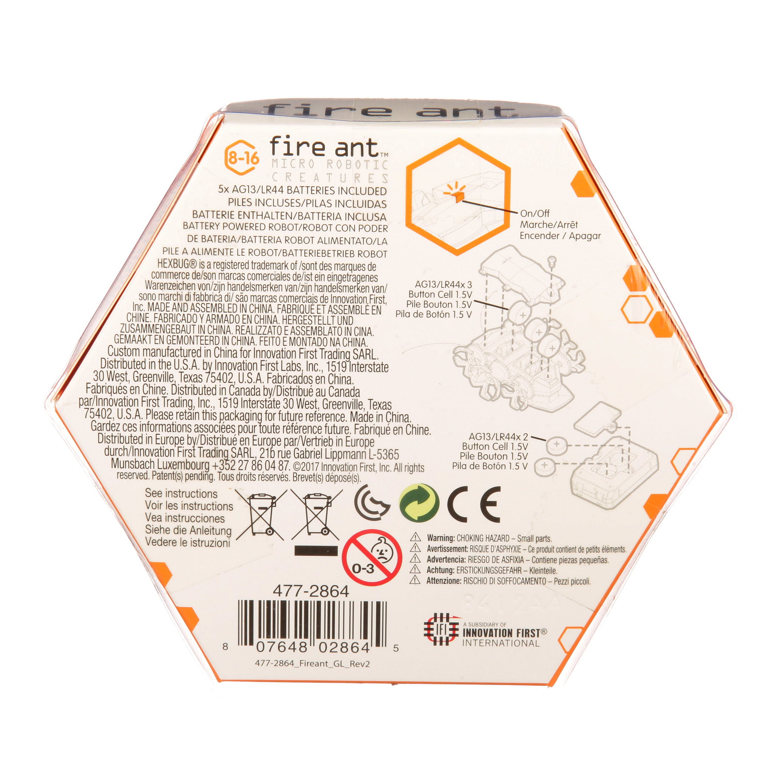 HEXBUG Fire Ant， Colors May Vary