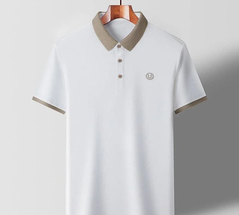 Camiseta Polo em Seda Gelo - Huracán / Descubra a Exclusiva Camiseta Polo em Seda Gelo que une  Elegância e Conforto em Uma Só Peça!