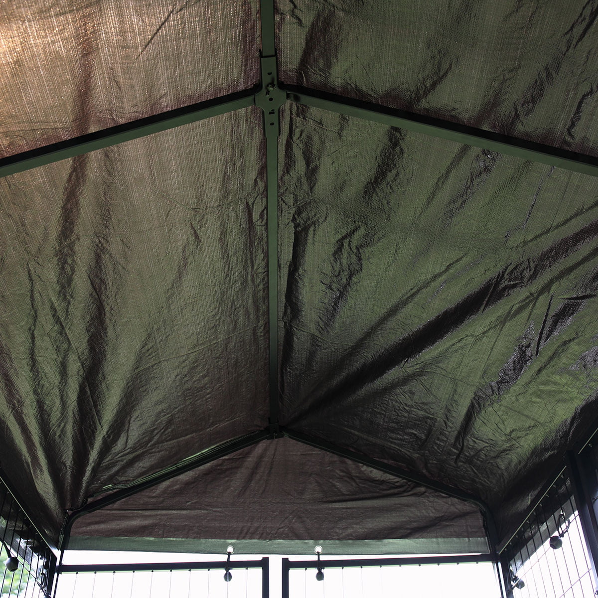 Coziwow Large Outdoor Dog Kennel Pets Heavy Duty Dog Cage Pet Playpen With Waterproof Cover