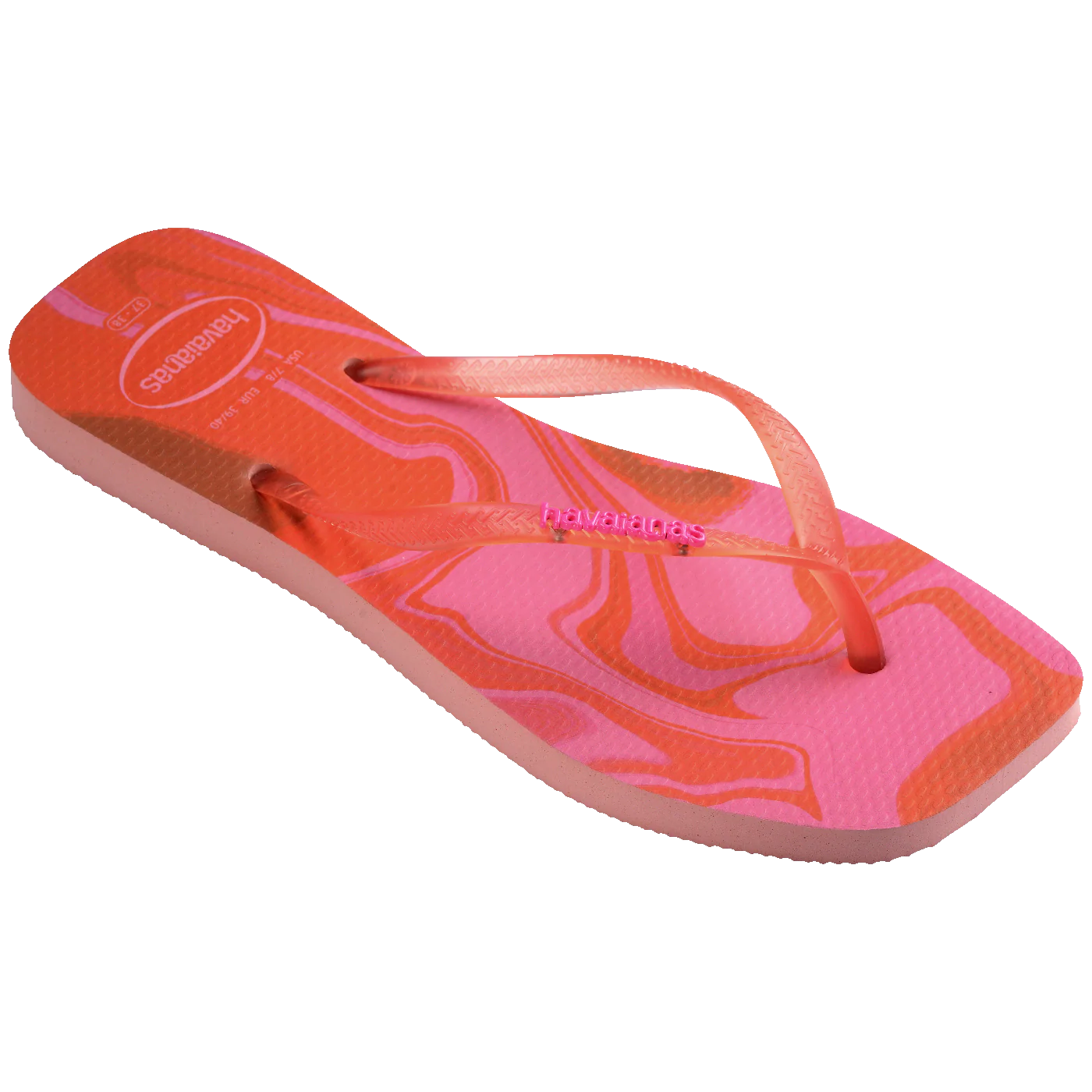 Chinelo Havaianas Slim Square Jelly