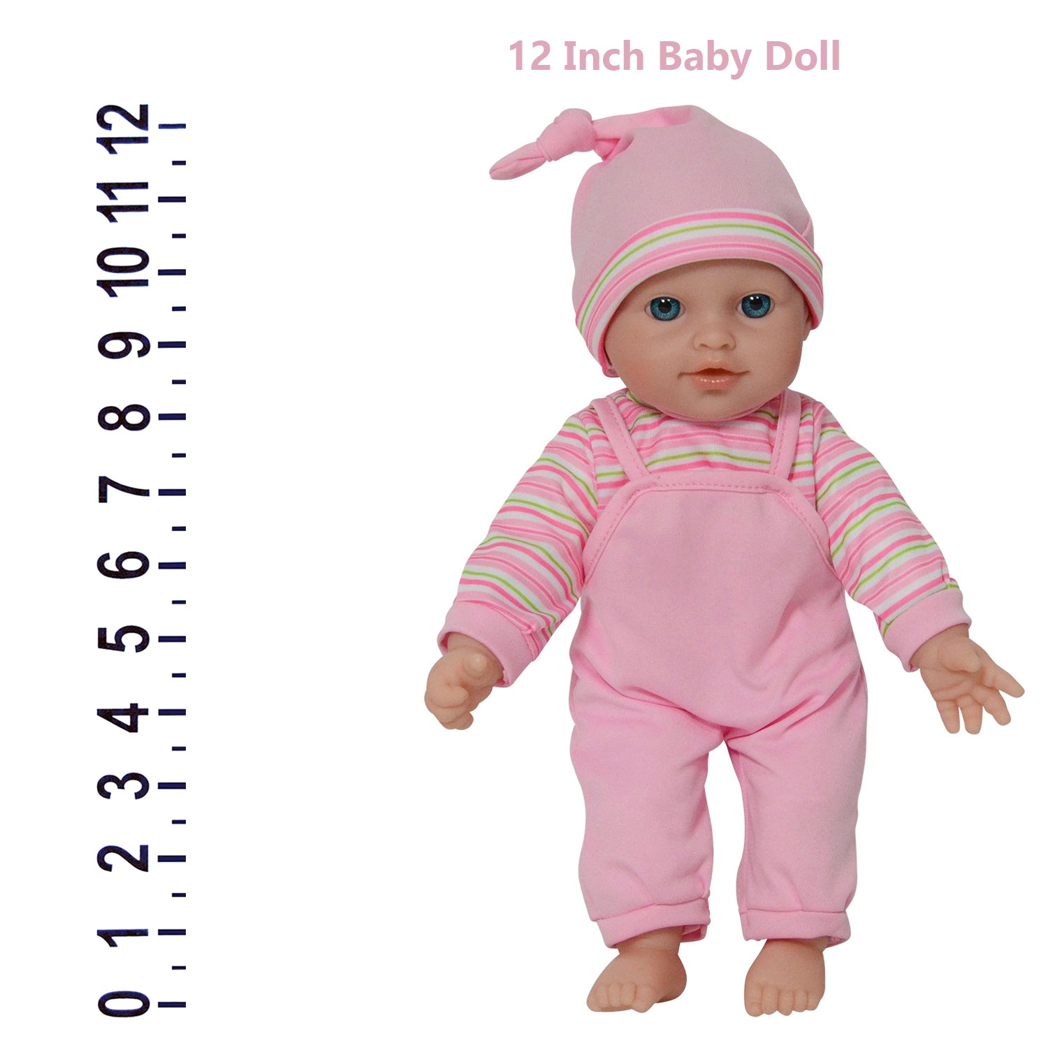 The New York Doll Collection 12" Twins Baby Doll - Soft Body Twin Baby Dolls (12" Caucasian)