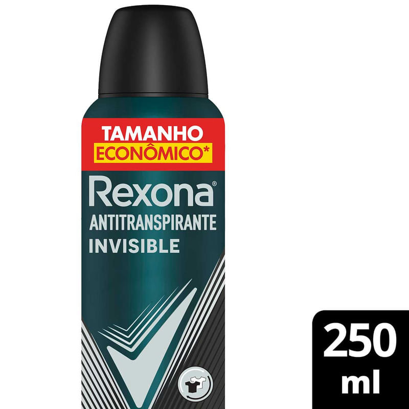 Antitranspirante Aerosol Rexona Men Invisible 250 ml