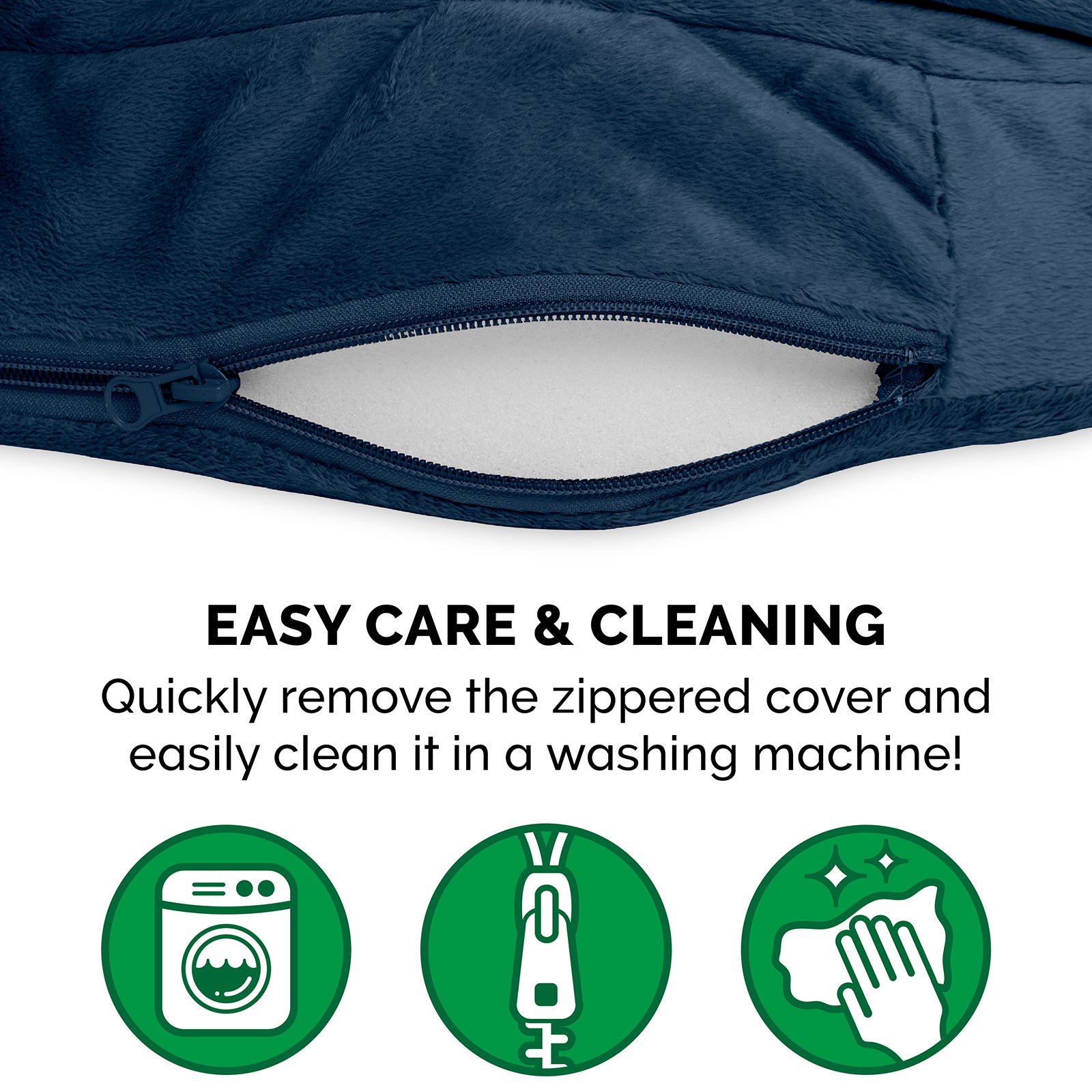 FurHaven | Orthopedic Microvelvet Snuggery Burrow Pet Bed for Dogs and Cats， Navy， 26-Inch